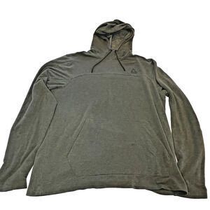 Gerry Mens Pullover Hoodie Large Gray Athletic Casual Lightweight